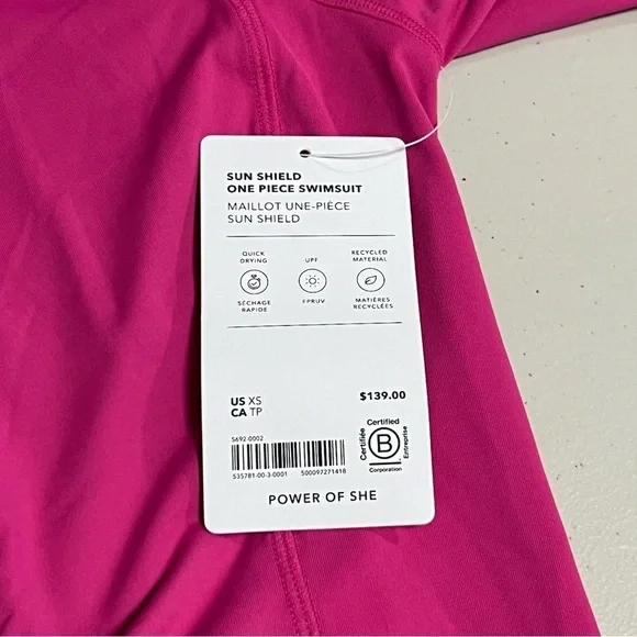 🆕 ATHLETA Sun Shield One Piece Rashguard - Picture 7 of 12